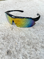 Очки тактические противоосколочные с поляризационными линзами Оукли (Oakley) 5в1