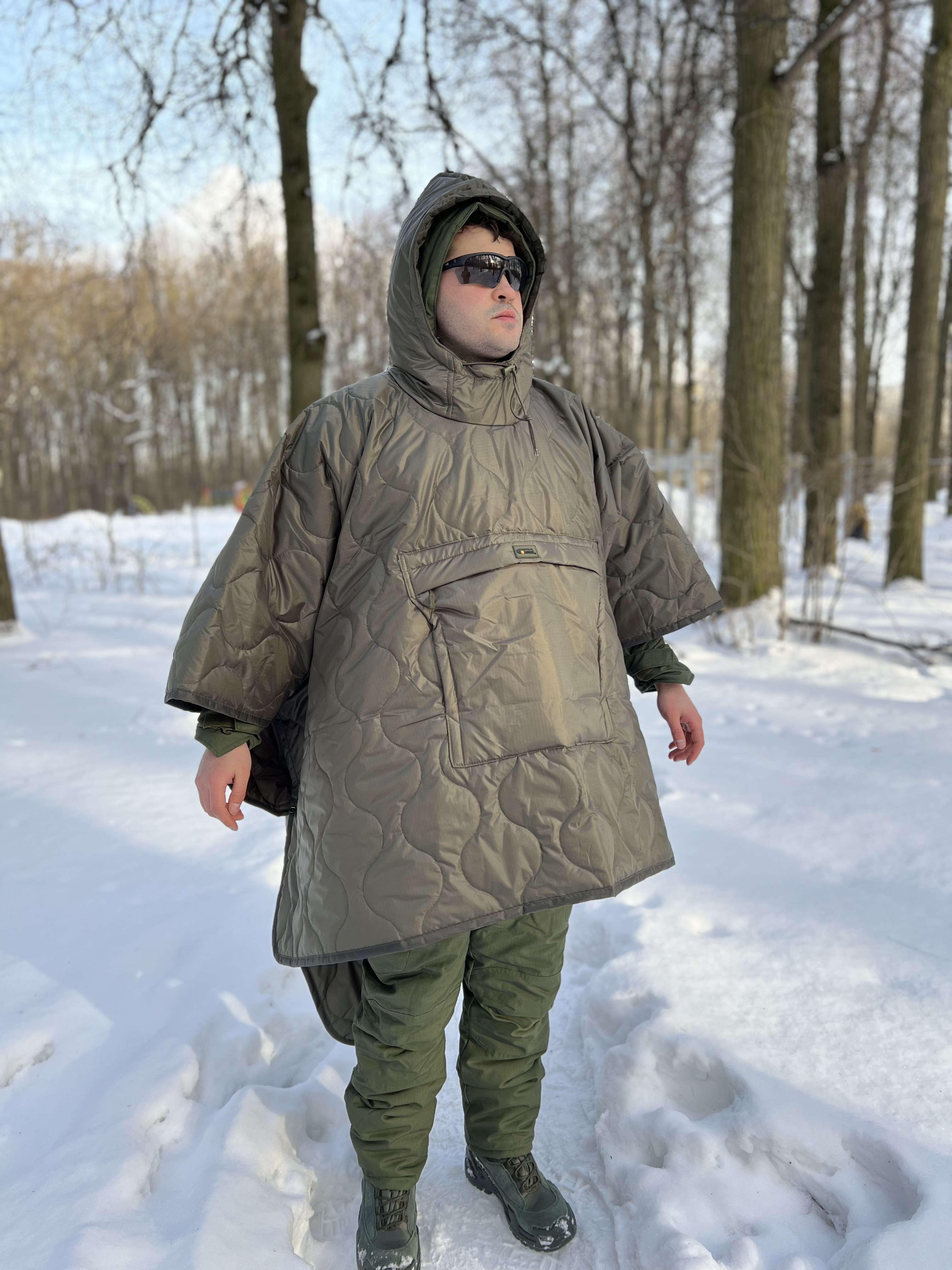 Пончо утепленное ГОНГТЕКС Падинг Пончо для холодной погоды (Gongtex Padding Poncho Cold Weather)