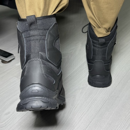 Ботинки Тактические, высокие Salomon 4D (Черный 46)