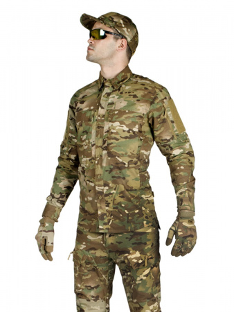 Костюм тактический мужской, летний, Gongtex Commando, 100% хлопок  (Мультикам 2XL)