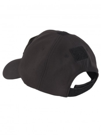 Кепка-бейсболка демисезонная Софтшелл, Gongtex Softshell Cap, Waterproof (Черный)