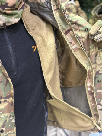 Тактический костюм Гонгтекс Хардшел (Gongtex Hardshell),зима (Мультикам 3XL)