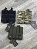 Тактические подсумок ГОНГТЕКС (GONGTEX) под АК на 2 магазина, арт.002 (Черный)