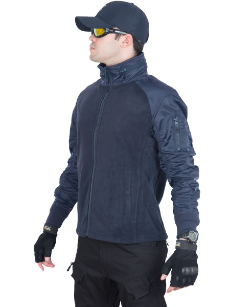 Куртка мужская флисовая GONGTEX Russian Flight Jacket (Темно Синий S)