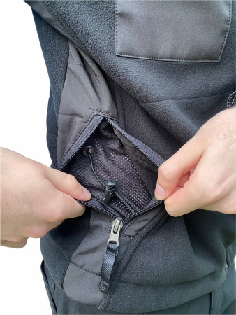 Флисовая куртка 726 GEAR FIRST GENERATION Classic Tactical Style, арт 107 (Черный 4XL)