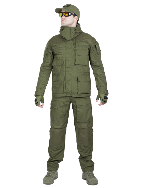 Костюм тактический мужской демисезонный GONGTEX Rescuer (Олива S)