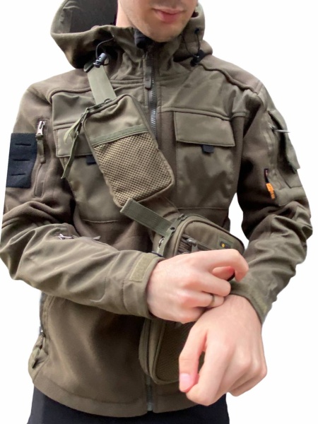 Флисовая куртка 726 GEAR FIRST GENERATION Classic Tactical Style, арт 107 (Олива S)