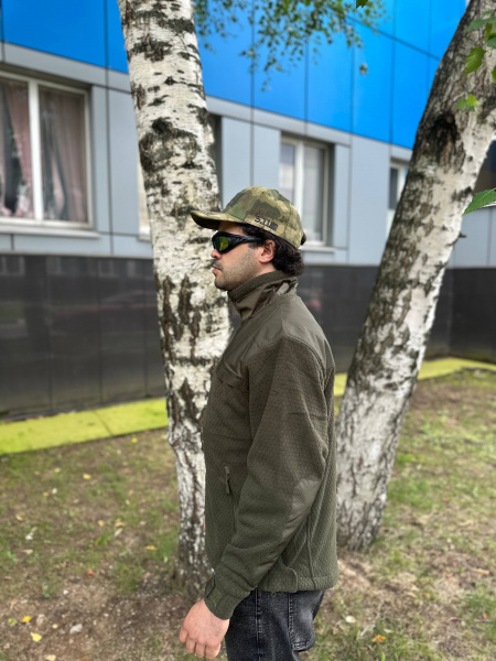 Куртка флисовая GONGTEX Hexagon Fleece Security Jacket (Олива S)
