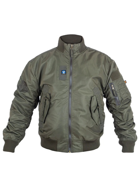 Куртка Пилот мужская (бомбер), осень-зима, 762 Armyfans GD056A (Олива S)