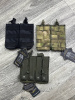 Тактические подсумок ГОНГТЕКС (GONGTEX) под АК на 2 магазина, арт.002 (Черный)
