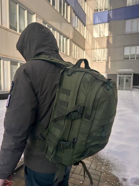 Рюкзак Тактический PATRIOT РТ-028, Tactica 7.62, 40 литров (Олива)