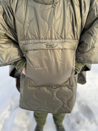 Пончо утепленное Gongtex Padding Poncho Cold Weather (Олива)