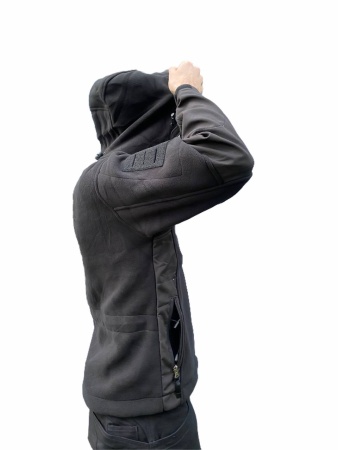 Флисовая куртка 726 GEAR FIRST GENERATION Classic Tactical Style, арт 107 (Черный 4XL)