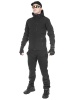 Тактический костюм мужской софтшелл (Softshell) GONGTEX ASSAULT, до -10С (Черный 2XL)