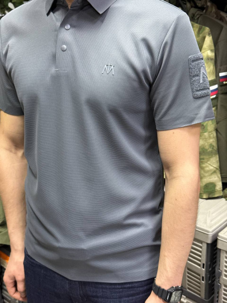 Футболка-Поло Тактикал Поло МАКСТАКС (Tactical Polo MAXTACS) (Серый S)