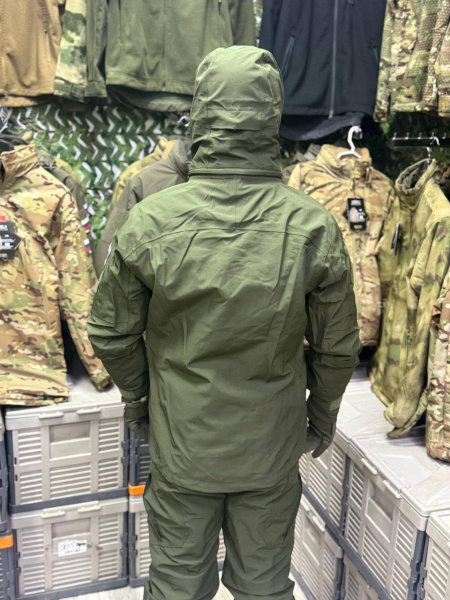 Тактический костюм Гонгтекс Хардшел (Gongtex Hardshell),зима (Олива S)