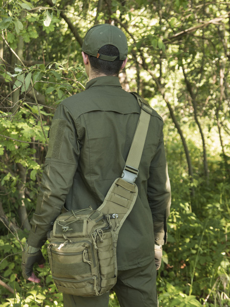 Тактическая сумка "Operator Sling Bag", 9 л, арт 803 (Олива)