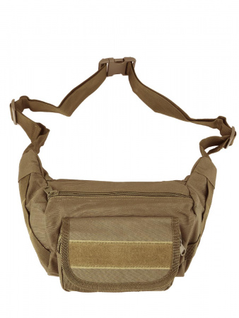 Универсальная тактическая поясная/наплечная сумка Tactical Sling Bag, 2,2 л, арт 813 (Койот)
