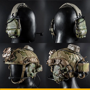 Наушники активные  6Т Джэн Тактикл Хэдсэт( 6TH Gen Tactical Headset)