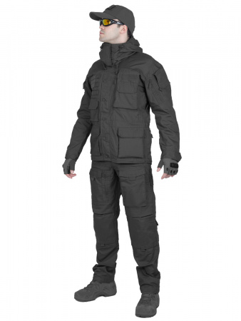Костюм тактический мужской демисезонный GONGTEX Rescuer (Черный 4XL)