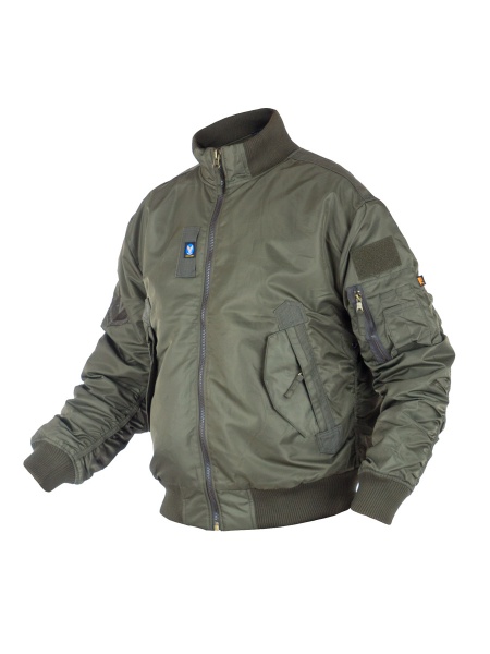 Куртка Пилот мужская (бомбер), осень-зима, 762 Armyfans GD056A (Олива S)