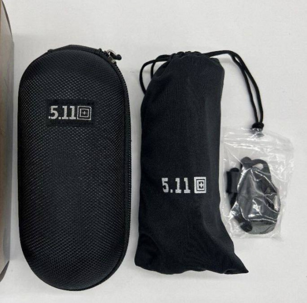 Oчки тaктичecкие "5.11" co cменными линзами (Черный)
