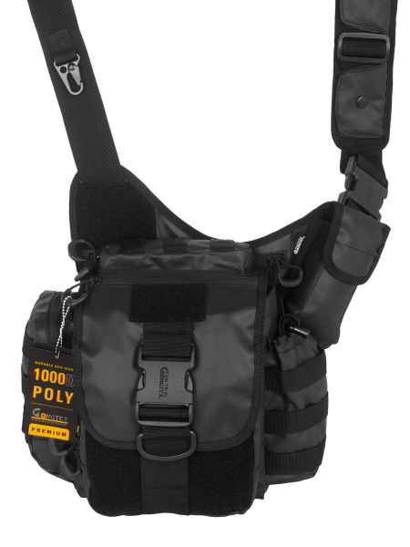 Тактическая сумка через плечо GONGTEX Sidekick SLING Bag, арт 0418 (Черный)