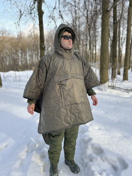 Пончо утепленное ГОНГТЕКС Падинг Пончо для холодной погоды (Gongtex Padding Poncho Cold Weather)