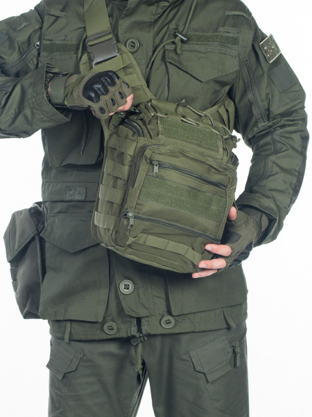 Тактическая сумка "Operator Sling Bag", 9 л, арт 803 (Олива)